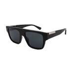 Gucci // Men's // GG1960S 001 Square Sunglasses // Black Silver + Grey Lenses