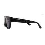 Gucci // Men's // GG1960S 001 Square Sunglasses // Black Silver + Grey Lenses