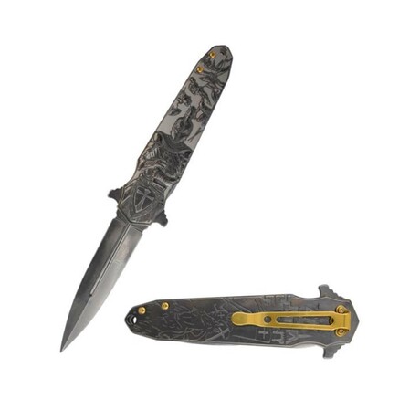 Spring Assisted Knife // Knight (Black)