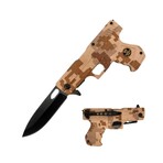 Spring Assisted Knife // Gun (Orange)