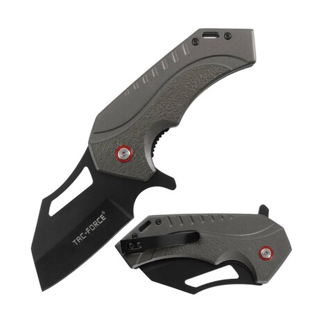 Spring Assisted Knife // Drop Point // TF-2020 (Grey)