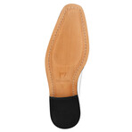 Jostin // Leather Lizard Print Oxford // White (US: 7)