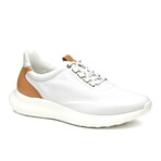 Leather Amherst 2.0 Embossed U-Throat Sneakers // White (8)