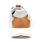 Leather Amherst 2.0 Embossed U-Throat Sneakers // White (8)