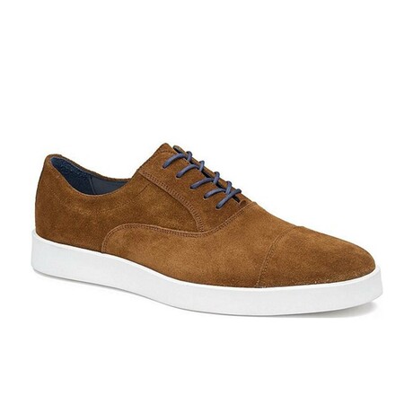 Suede Bolivar Cap Toe Sneakers // Snuff (8)