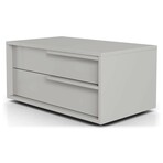Alessio Nightstand in Taupe High Gloss // Set of 2