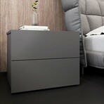 Ayla Nightstand in Gray Matte