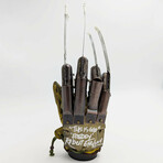 Robert Englund // Signed 'Freddy Krueger' Glove w/Mannequin Hand Stand