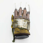 Robert Englund // Signed 'Freddy Krueger' Glove w/Mannequin Hand Stand