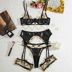 Midnight Chain Muse  5 Piece Set // Black (S)