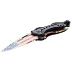 Spring Assisted Knife // Drop Point // Serrated (USA)
