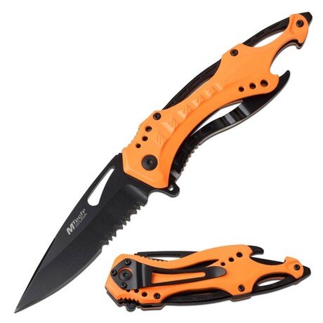 Spring Assisted Knife // Drop Point // Serrated (USA)
