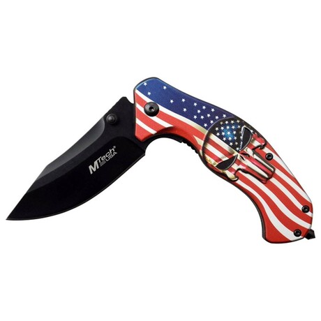 Spring Assited Knife // USA Punisher