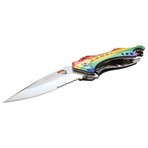 Spring Assisted Knife // Drop Point // Flat (Green)