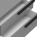 Carter Nightstand in Gray Matte // Set of 2