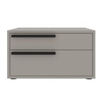 Carter Nightstand in Taupe Matte // Set of 2