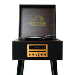 Victor Newbury 8-in-1 Wood Music Center // Espresso