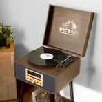 Victor Newbury 8-in-1 Wood Music Center // Espresso