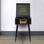 Victor Newbury 8-in-1 Wood Music Center // Espresso