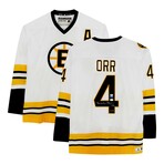 Bobby Orr // Boston Bruins // Signed White Adidas Jersey - Hand-Number 2/4