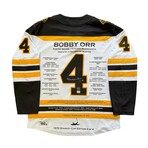 Bobby Orr // Bruins // Signed White Career Jersey - Stanley Cup Ed. #3 of 4
