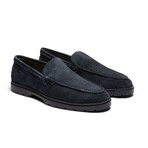 28's Venetian Suede Low Top Loafers // Navy (US: 8.5)