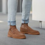 28's Venetian Suede Low Top Loafers // Havana (US: 8.5)
