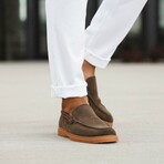 28's Venetian Suede Low Top Loafers // Azentunie (US: 8.5)
