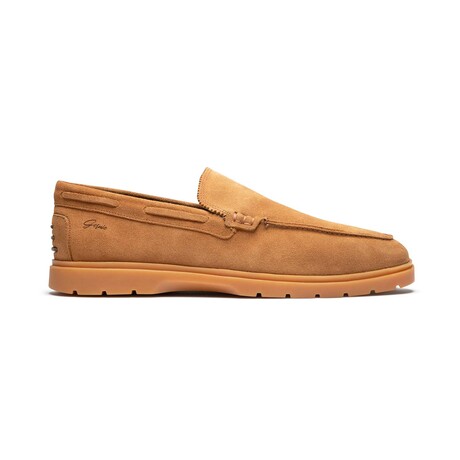 28's Venetian Suede Low Top Loafers // Havana (US: 8.5)
