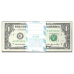 2006 $ 1 Federal Reserve Pack with Fancy Serial Number # 4444