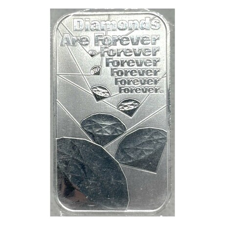 2021 Diamonds Are Forever 007 - One Troy Ounce