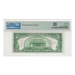 1928 C STAR $ 5 Legal Tender PMG 65 front # 748