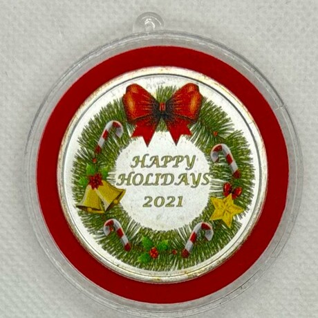 2021 Happy Holidays Wreath