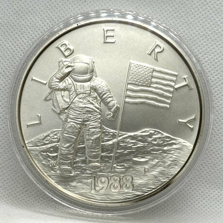 1988 AMERICA IN SPACE - 6 TROY OUNCES