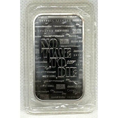2020 No Time To Die 007 - One Troy Ounce