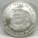 DON'T TREAD ON ME  -  5 TROY OUNCES