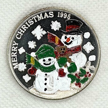 1995 Snowman Coin - One Troy Ounce