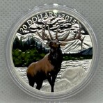 2015 Majestic Elk coin - One Troy Ounce
