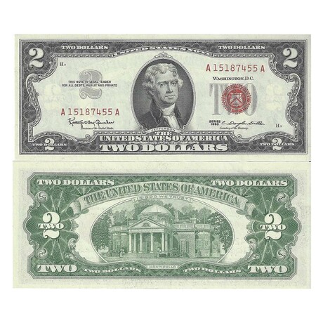 1963 $ 2 Legal Tender Note