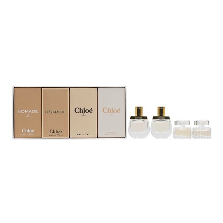 Women's Fragrance //  Chloe // Mini Collection Nomade EDP, Chloe, Chloe Rose, Nomade EDT // (4) 5 Ml