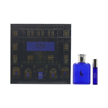 Men's Fragrance //  Ralph Lauren // Polo Blue Set // 2.5 oz EDT Spray, 10 Ml EDT