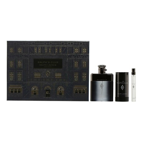 Men's Fragrance //  Ralphlauren // Ralph'S Club Set // 3.4 oz EDT Spray, 2.5 oz Deodorant, 10 Ml EDT