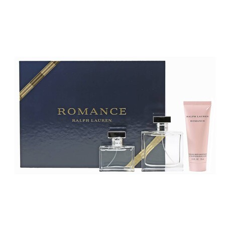 Women's Fragrance //  Ralph Lauren // Romance Set // 3.4 oz EDP Spray, 1.7 oz EDP Spray, 2.5 oz Body Lotion