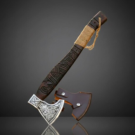 Norse Woodland Engraved Axe
