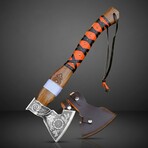 Viking Ember Engraved Axe
