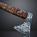 Norse Woodland Engraved Axe
