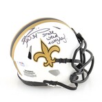 Ricky Williams // New Orleans Saints // Signed Jersey & Speed Mini Helmet