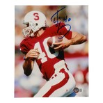 Christian & Ed McCaffrey // SF 49ers Signed Jersey + SF Cardinal Signed Photo