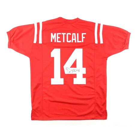 DK Metcalf // Ole Miss Rebels // Signed Jersey