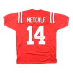 DK Metcalf // Ole Miss Rebels // Signed Jersey